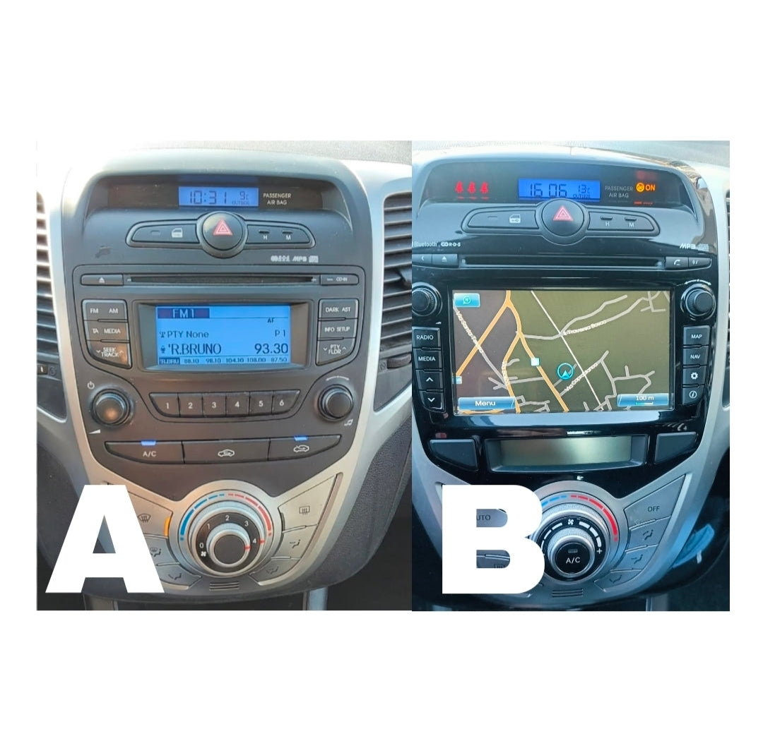 Kit Montaggio Autoradio 9"Pollici Hyundai IX20 Mascherina, Cablaggio per Autoradio Android