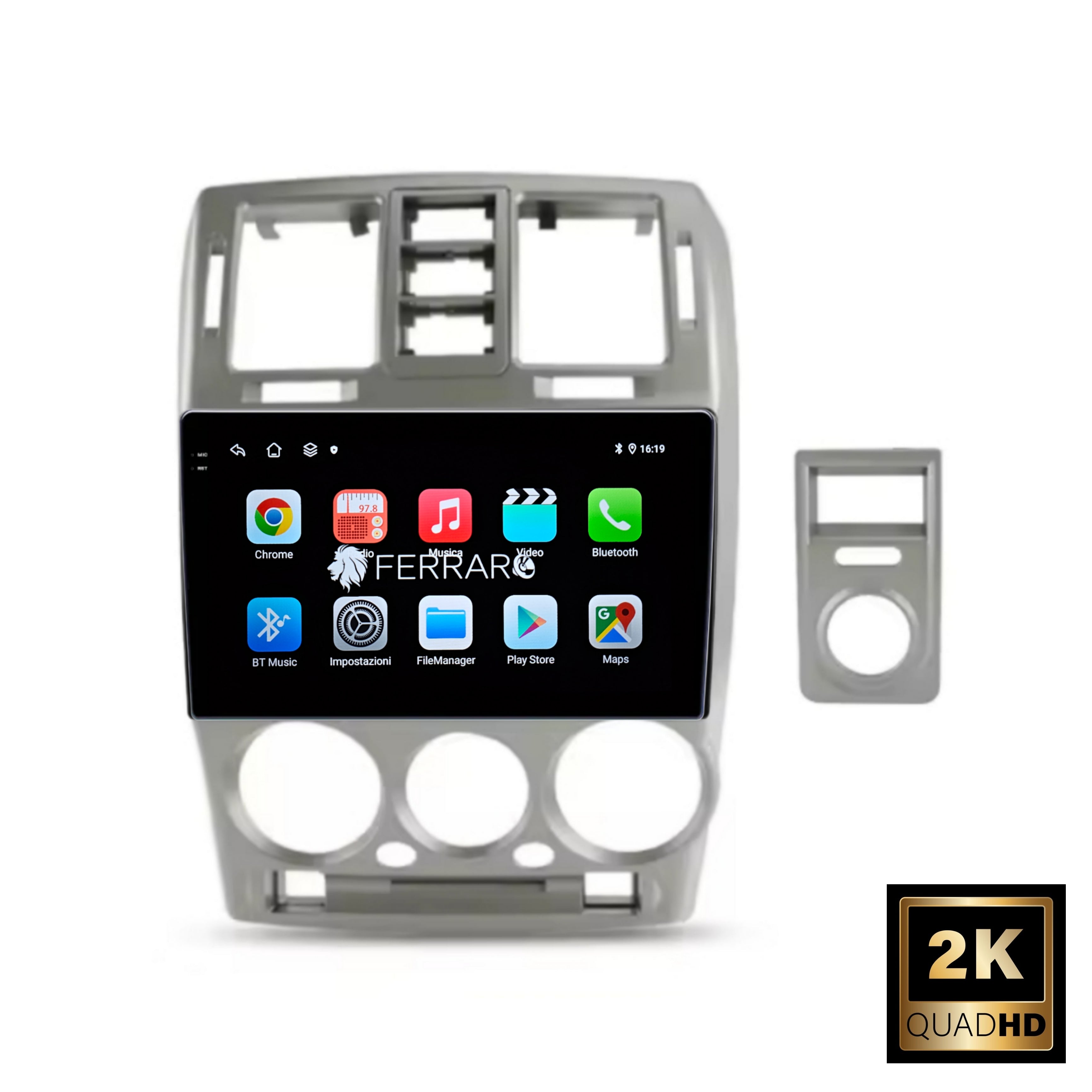 Autoradio per Hyundai Getz 9" 2K | 2002-2011 | Android | Bluetooth | CarPlay | Android Auto | 12/256GB Ram