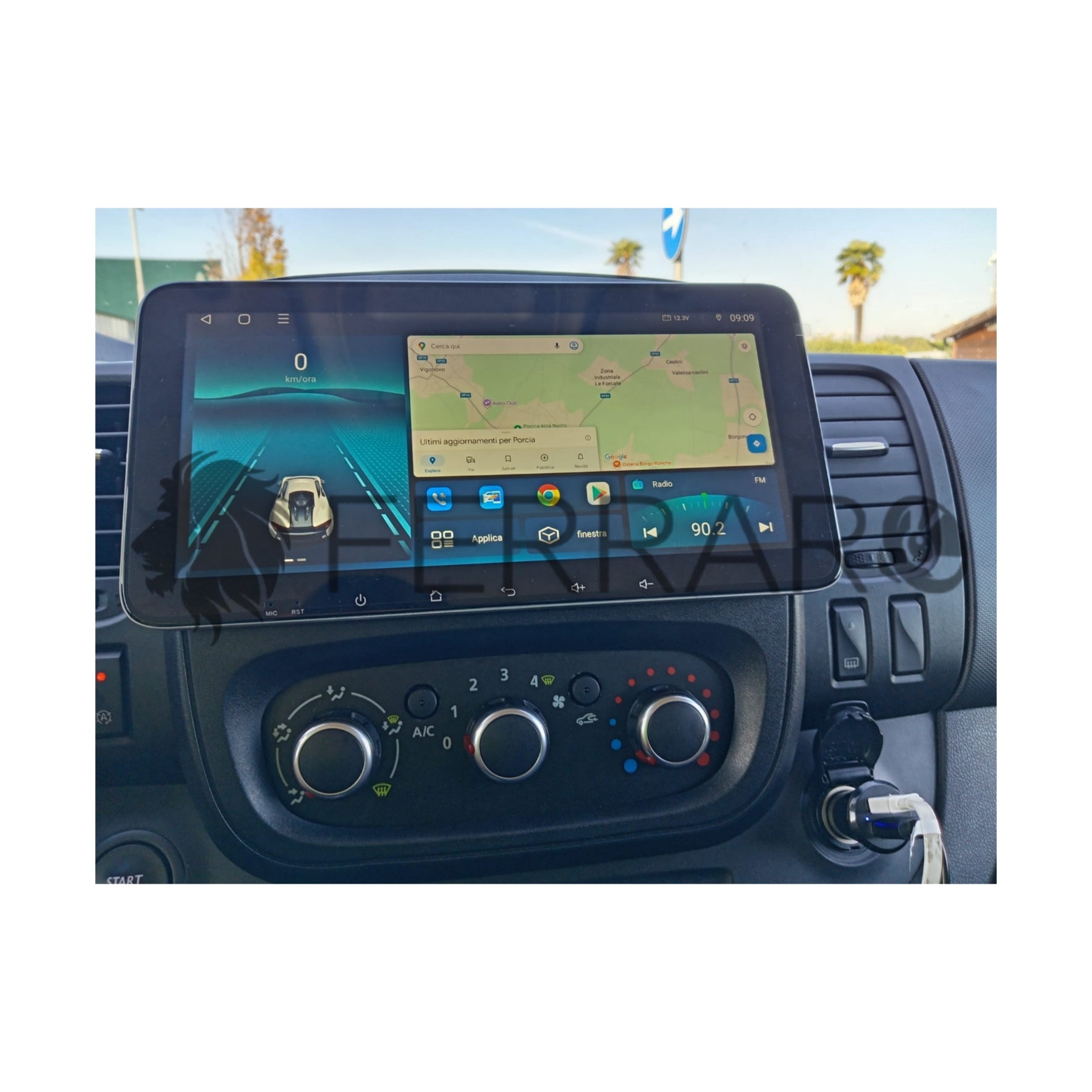 Autoradio per Renault Trafic 3 | NV300 | Talento | Vivaro | Express 10.35" | 2015-2019 | Android | Bluetooth | CarPlay | Android Auto | 2/32GB Ram