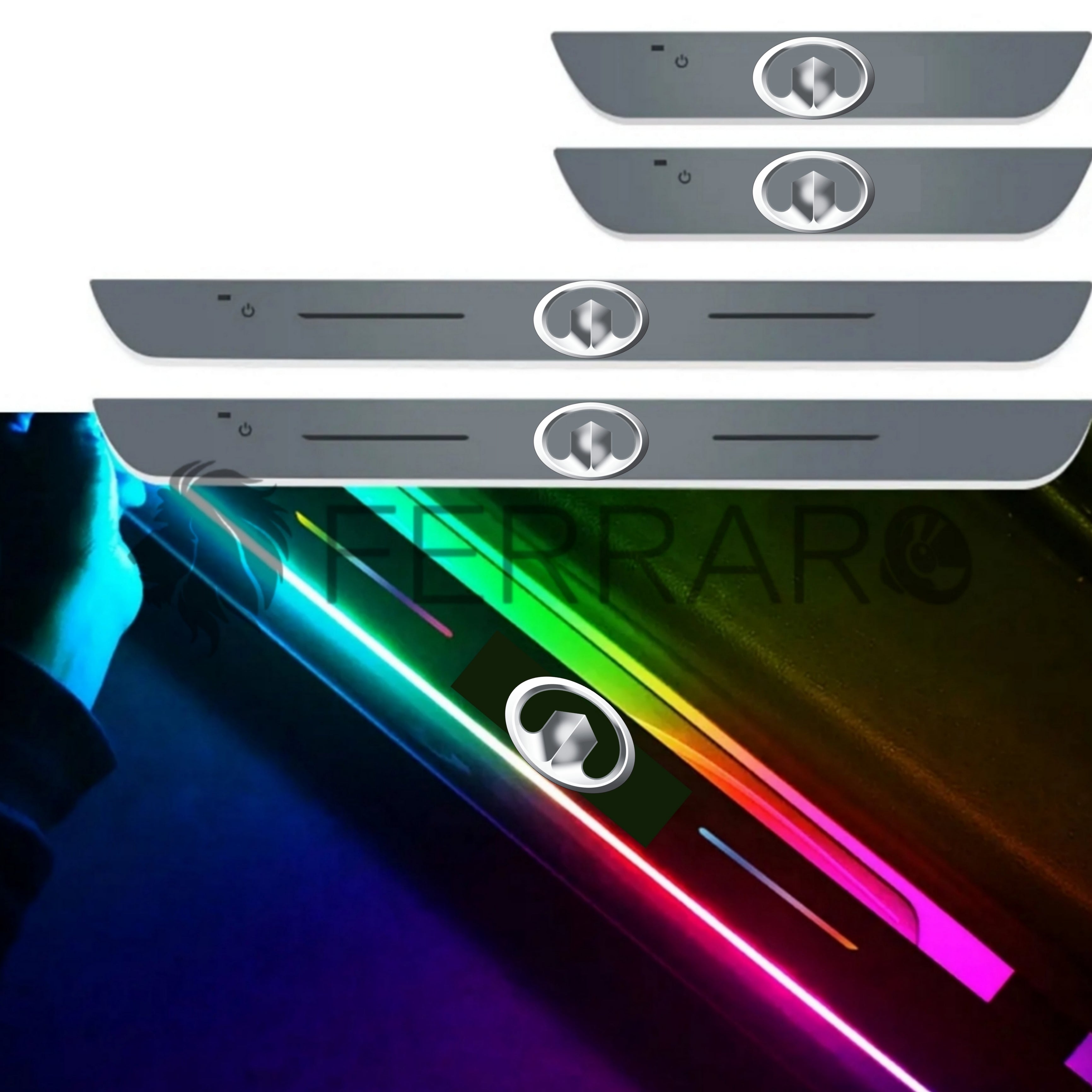 Kit Battitacco per Great Hall, LED, Senza Filo con Adesivo