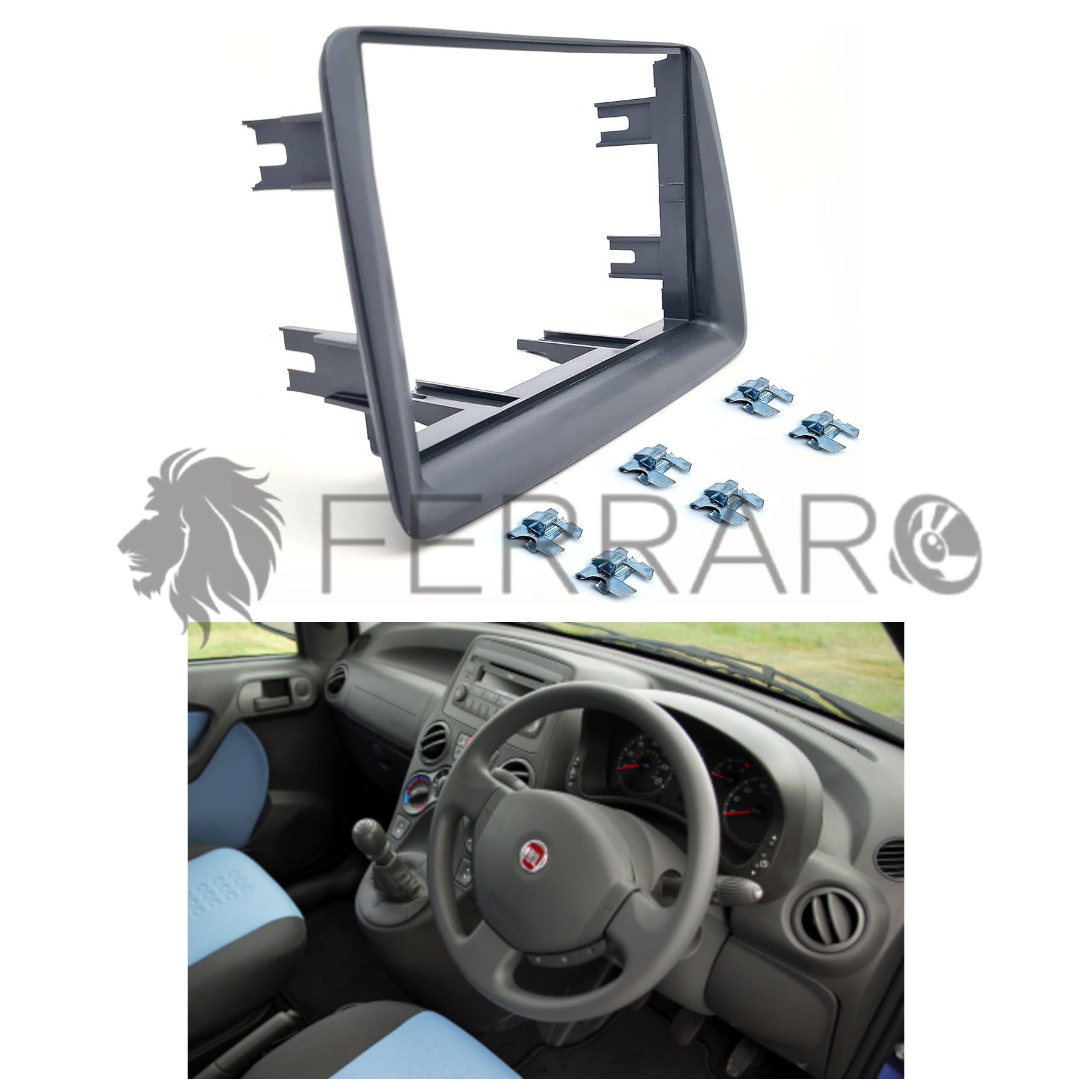 Mascherina 2 ISO | Fiat Panda 169, dal 2003>