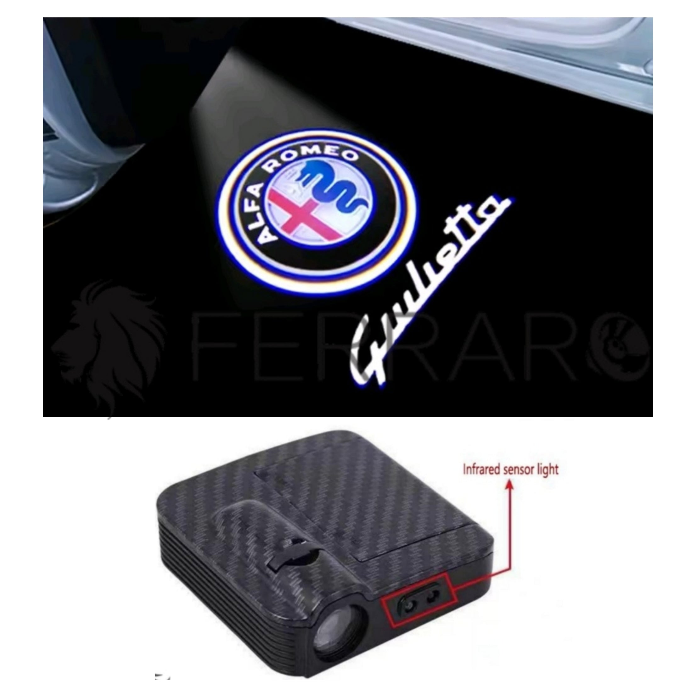 Luce Cortesia Alfaromeo Giulietta | Universale | Adesivo | Batteria (NO INCL.)