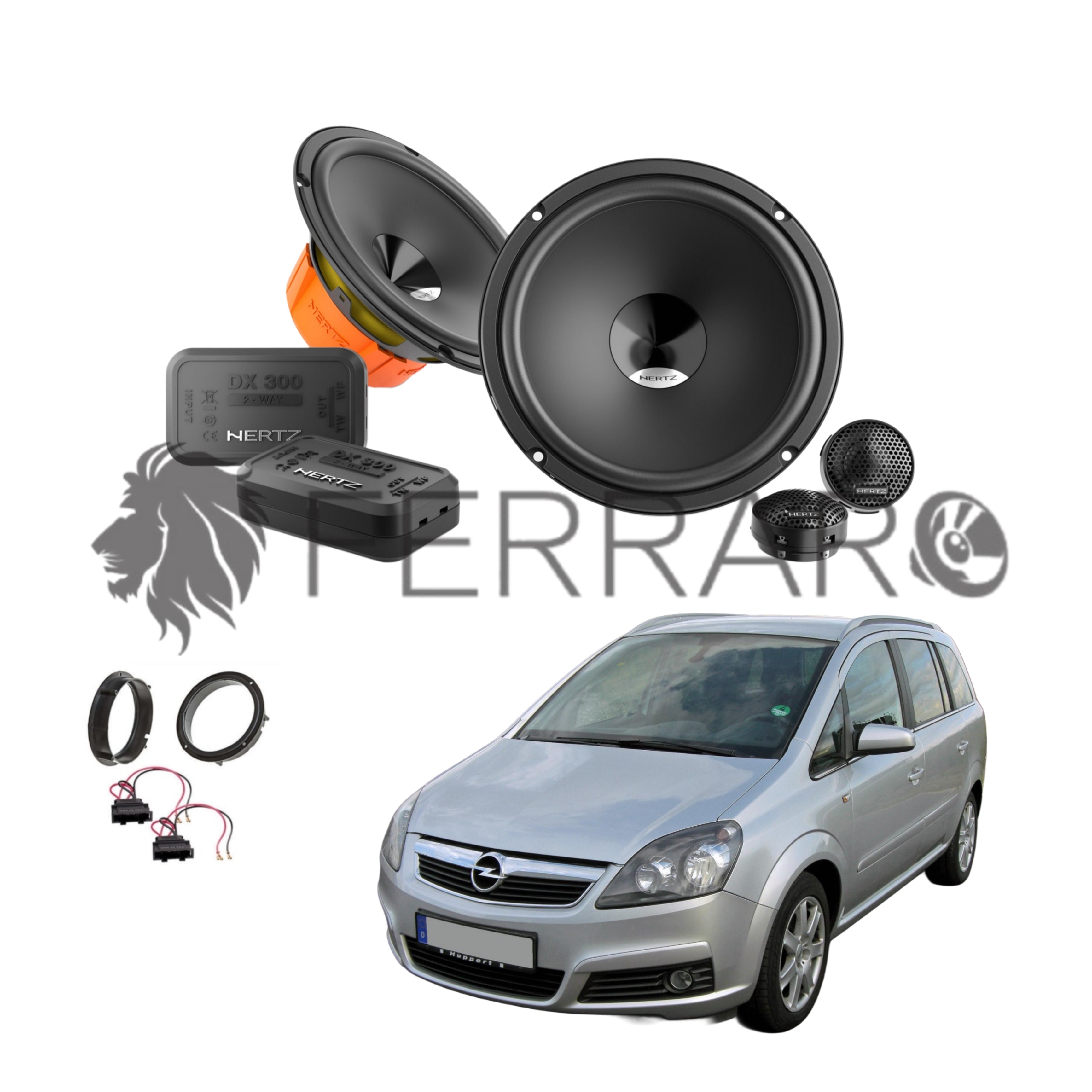 Hertz Kit 4 Casse | DSK 165.3 | Anteriori | Opel Zafira B (2005-2014)