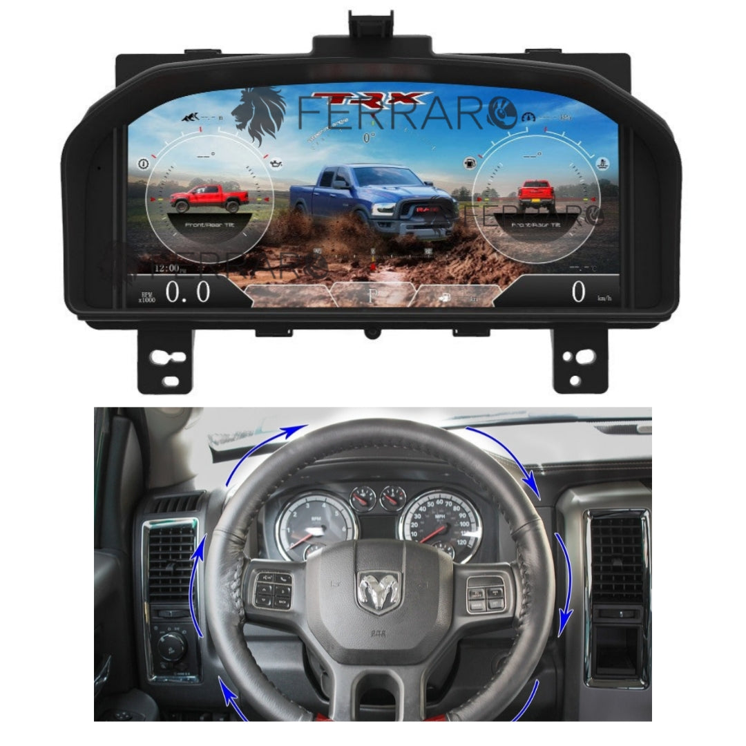 Virtual CockPit 13.1" | Dodge RAM 1500, 2500, 3500 (2008-2012) | HD Ultra