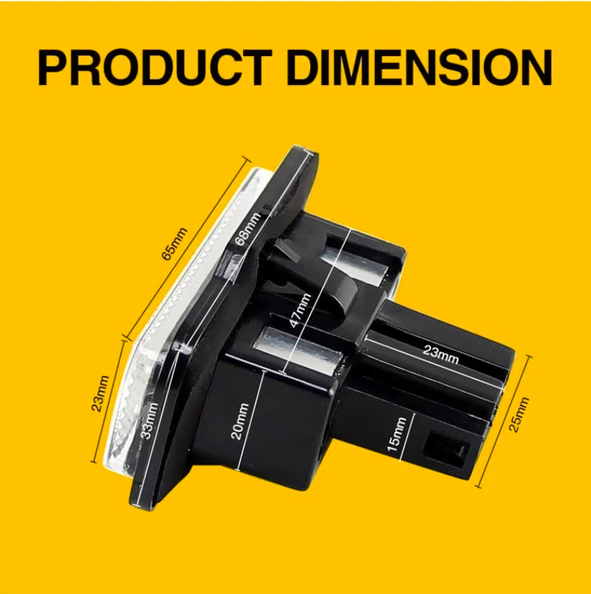 Set Luci Targa a Led per Mercedes-Benz Classe E, C, CLS W211, W219, W203 (Compatibilità in Descrizione), Plug and Play