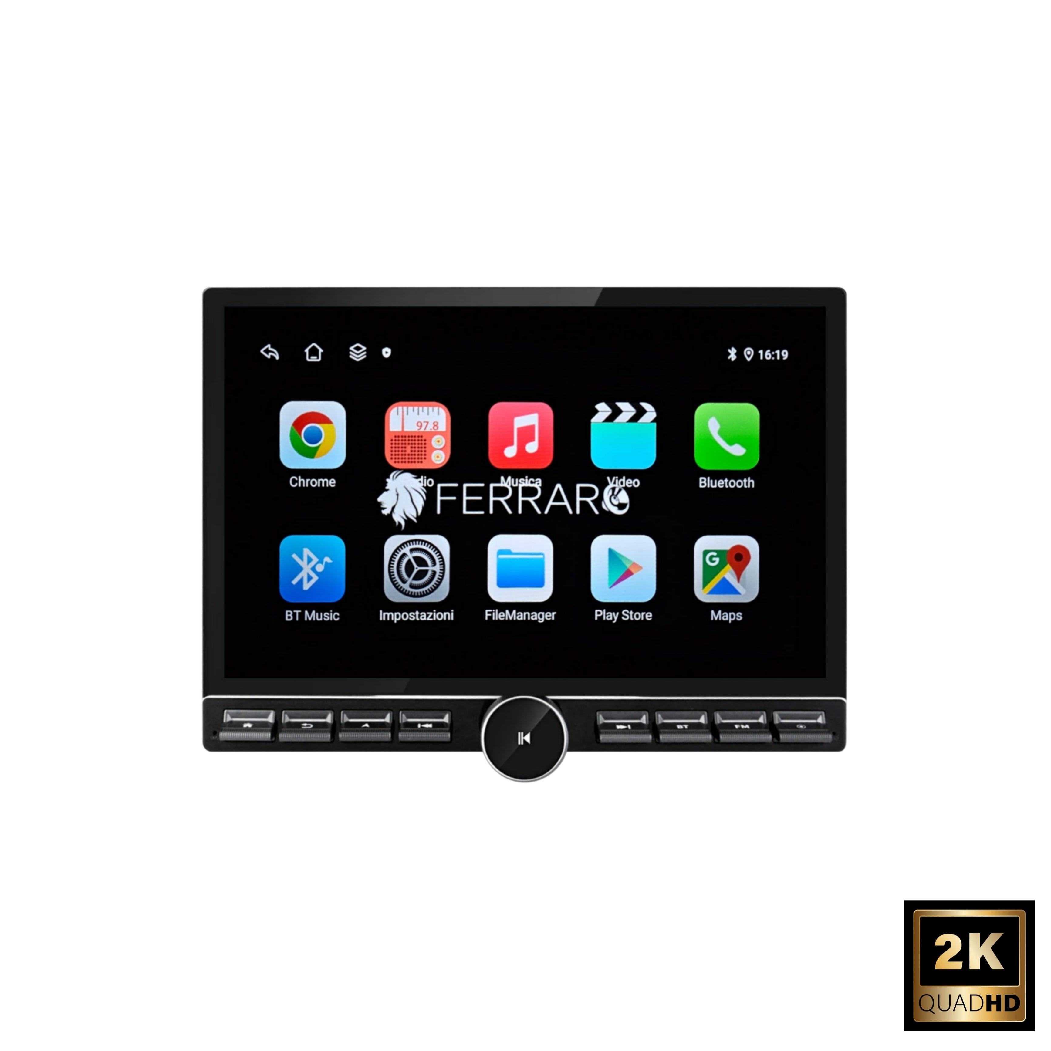 Autoradio per Citroen Berlingo B9 | Peugeot Partner 11.8" 2K | 2008-2019 | Android | Bluetooth | CarPlay | Android Auto | 4/64GB Ram