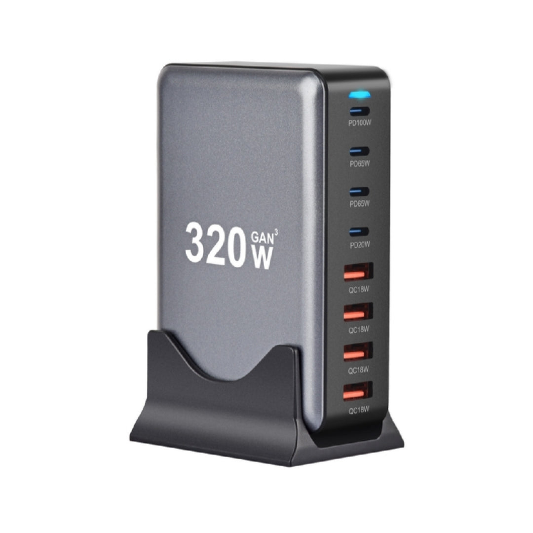 Presa Multiporta, 10 Porte USB, Ricarica Rapida per Notebook Tablet