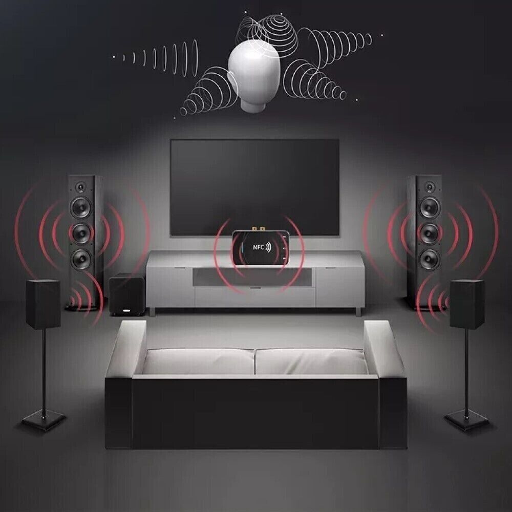 Transmitter Receiver - Audio, Bluetooth 5.0, NFC 5.0, RCA, AUX, Speed 100 MBPS, USB