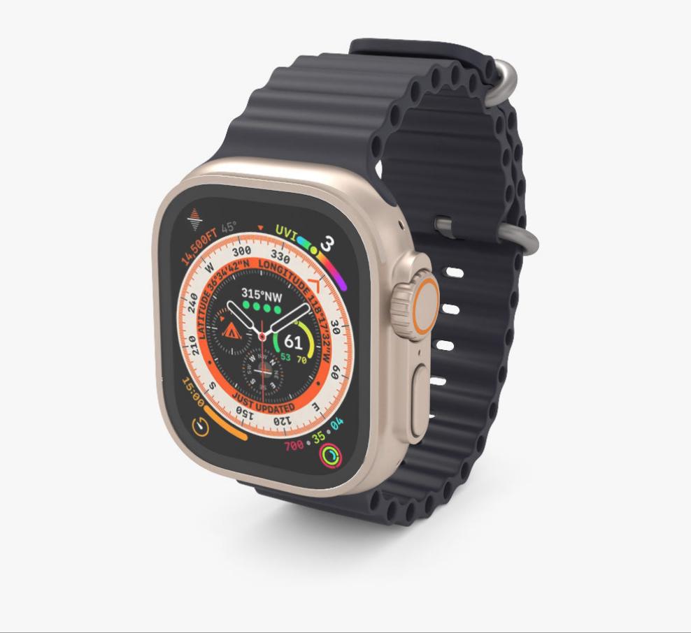ULTRA 49mm Smartwatch - Titanium Alloy 49mm Bluetooth, Call, NFC, Contacts, Notifications, FREE STRAP