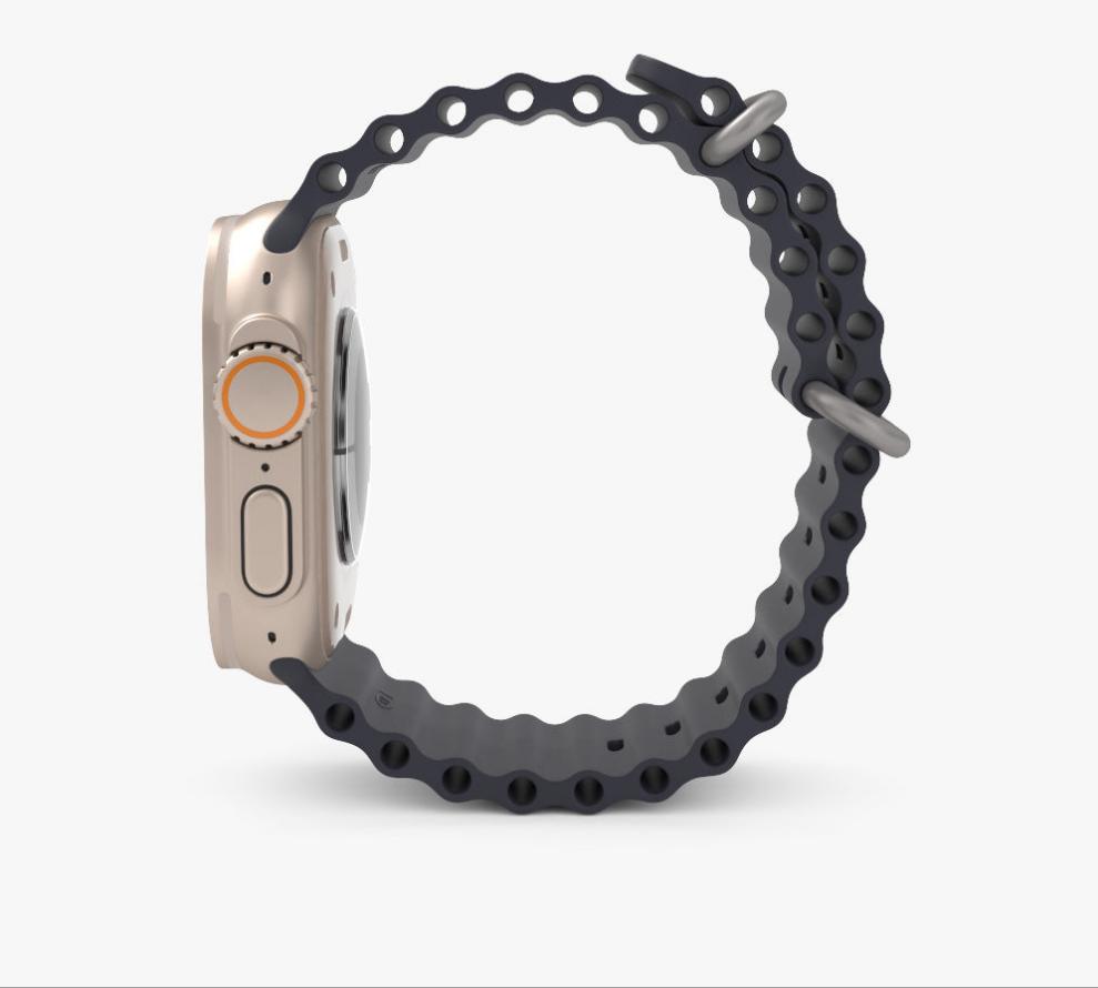ULTRA 49mm Smartwatch - Titanium Alloy 49mm Bluetooth, Call, NFC, Contacts, Notifications, FREE STRAP