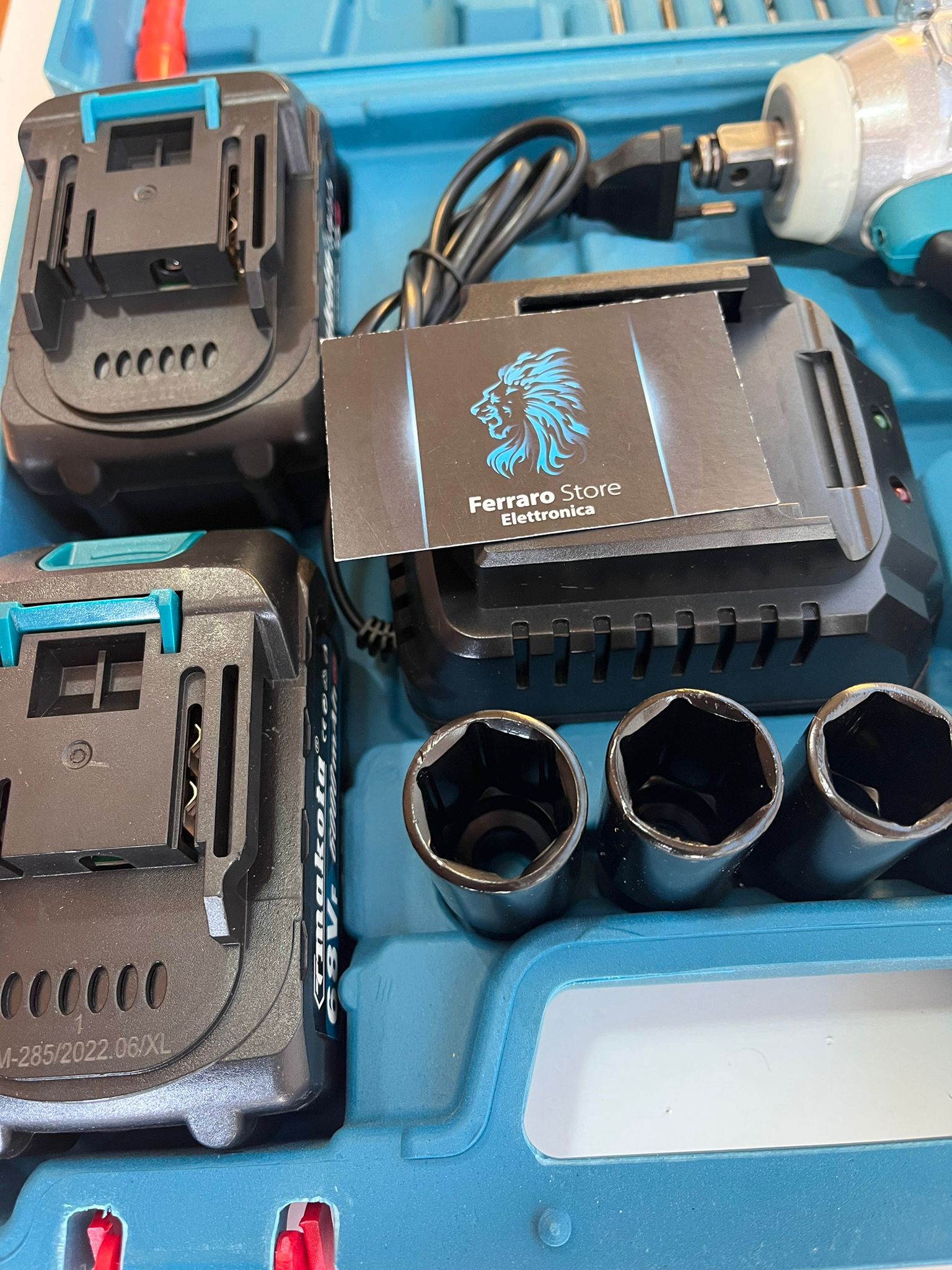 Trapano, Avvitatore a impulsi, Doppio Attacco a Batteria, Accessori, Valigetta