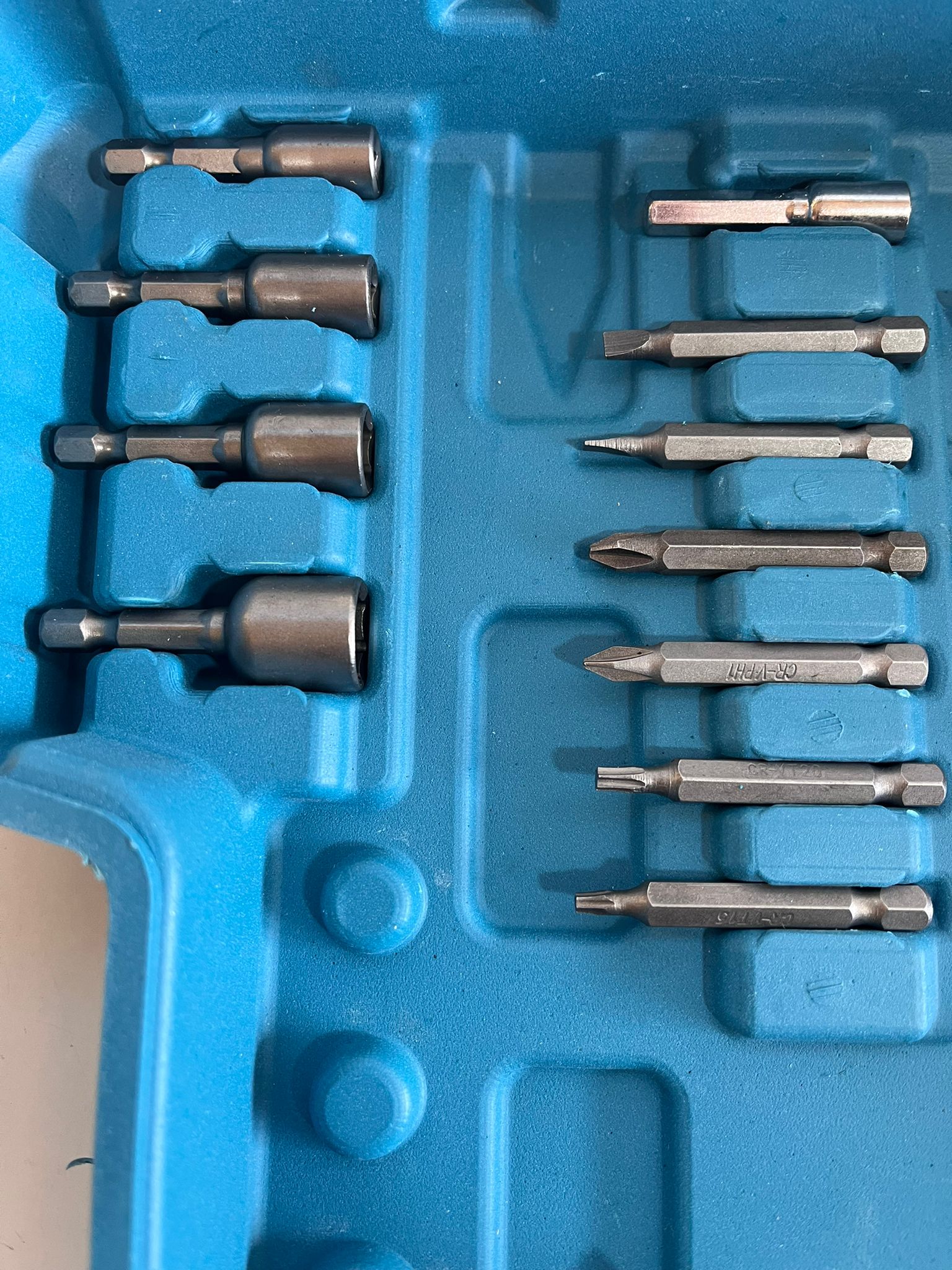 Trapano, Avvitatore a impulsi, Doppio Attacco a Batteria, Accessori, Valigetta