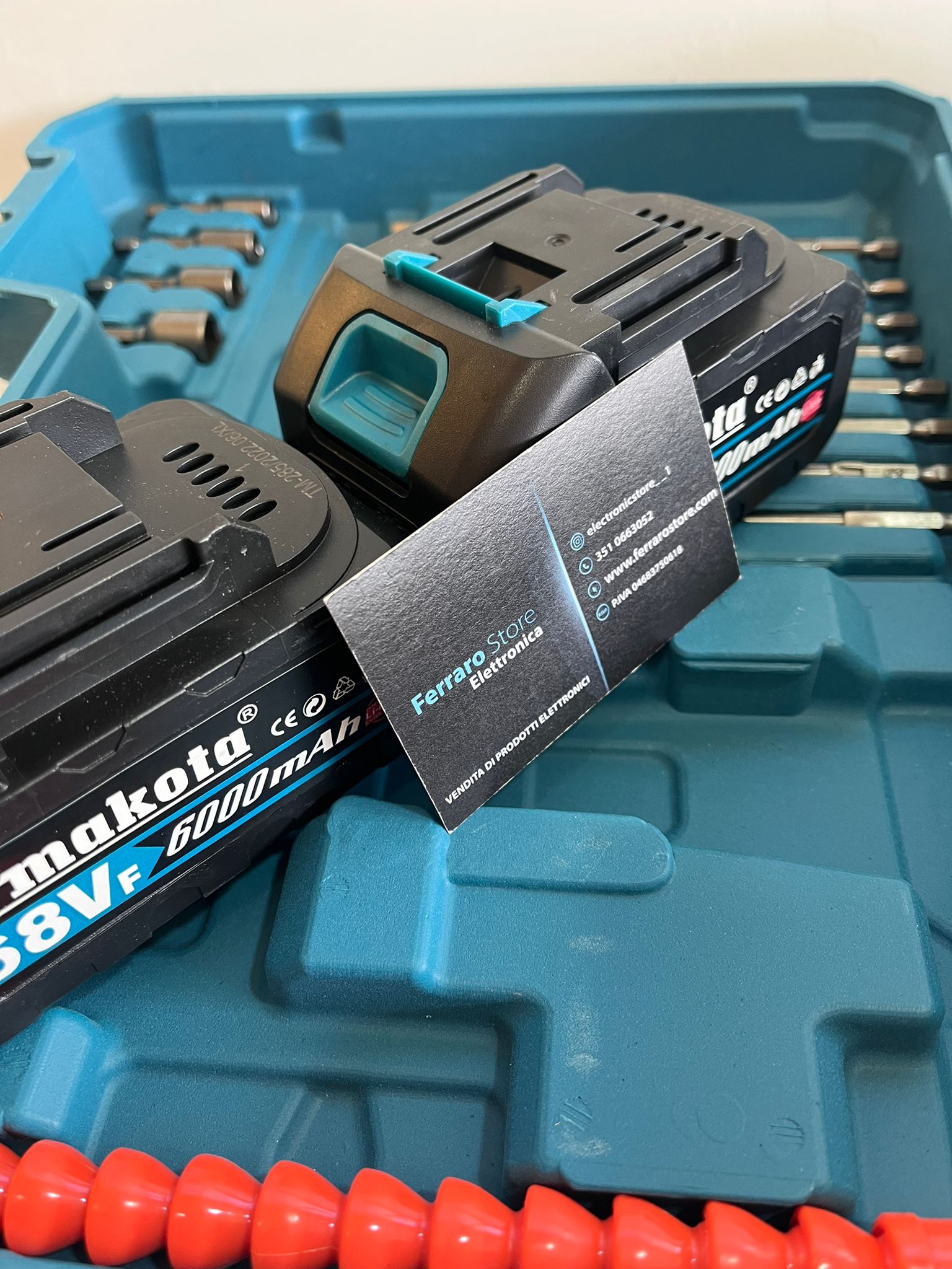 Trapano, Avvitatore a impulsi, Doppio Attacco a Batteria, Accessori, Valigetta