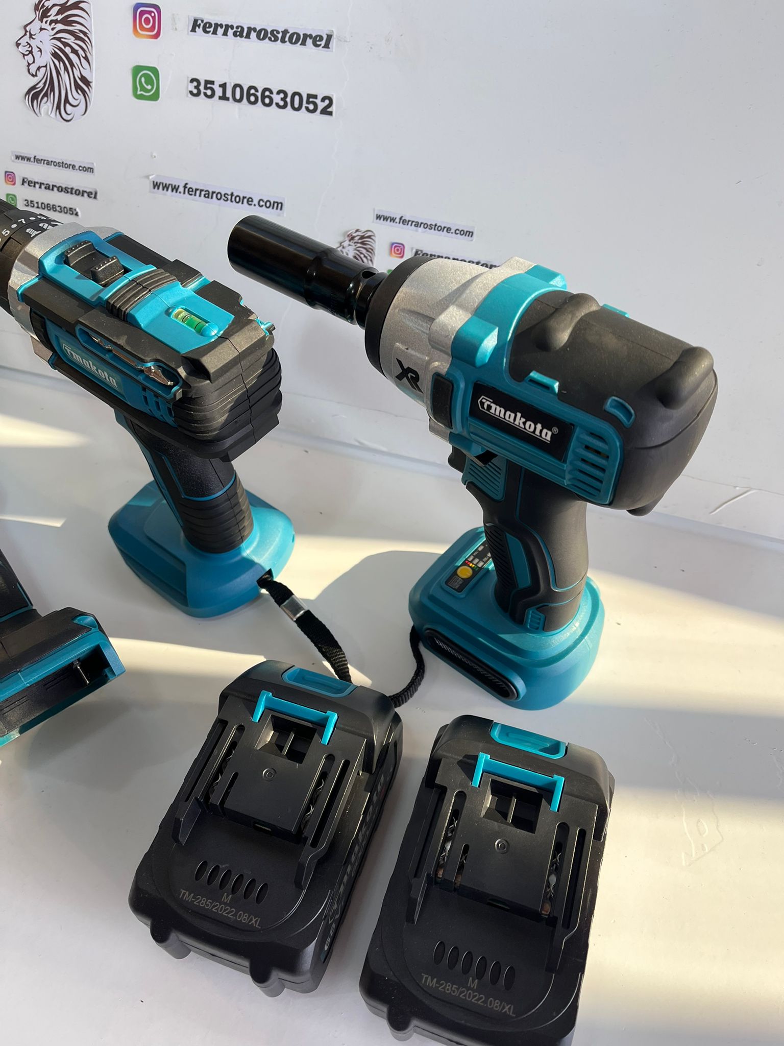Professional 3 in 1 Work Suitcase Kit - Drill driver, Flex grinder, impact driver.