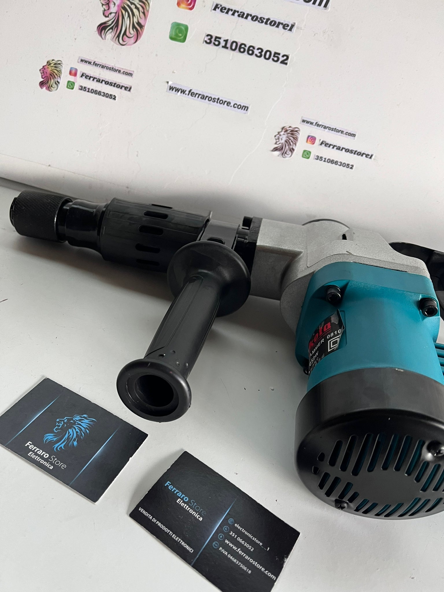 Martello Demolitore, Potenza 1050w Kit Completo, Valigetta