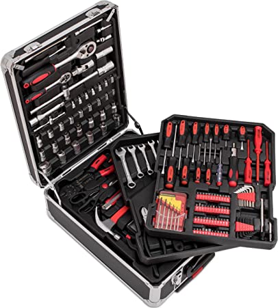 Tool case 599 pieces - Suitcase composed of 599 pieces, tool box, tool holder, tool set, tool trolley.