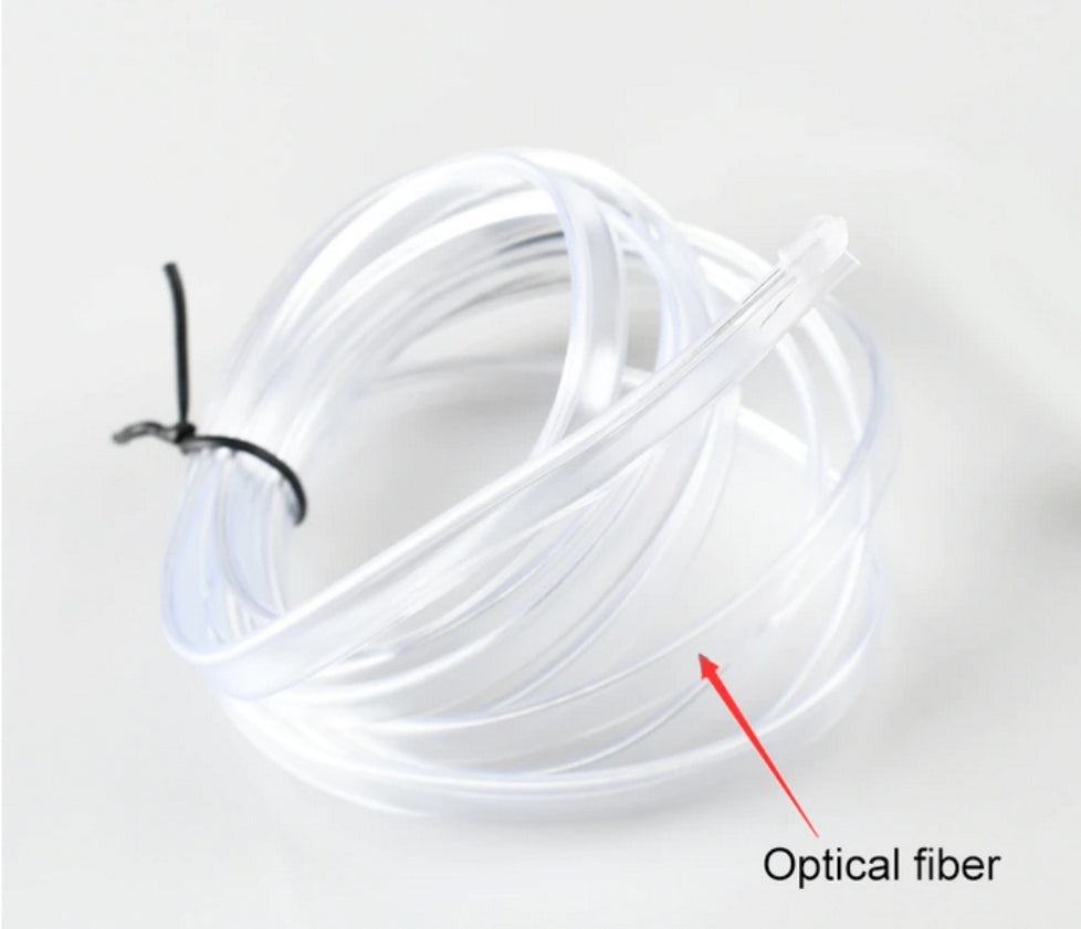 LED Ambient Lights AUTO - Ambient Light, App Control, 6M Fiber Optic, RGB, Music Control, Universal, 12V.