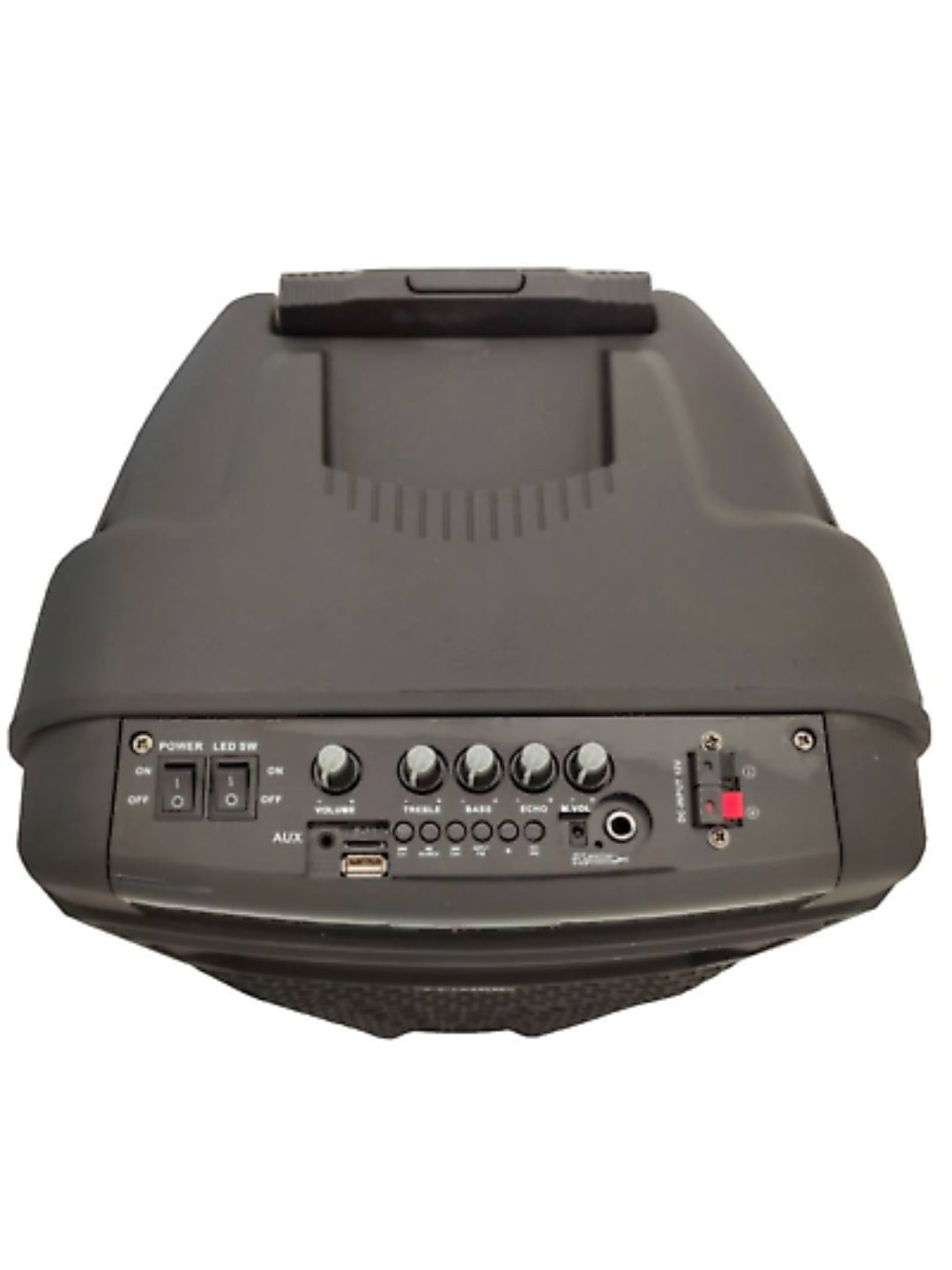 Professional Amplified Speaker - 2000w, Rechargeable Battery, Handle, Excellent Quality, Clean Sound, Bluetooth, Radio, SD/USB, Aux