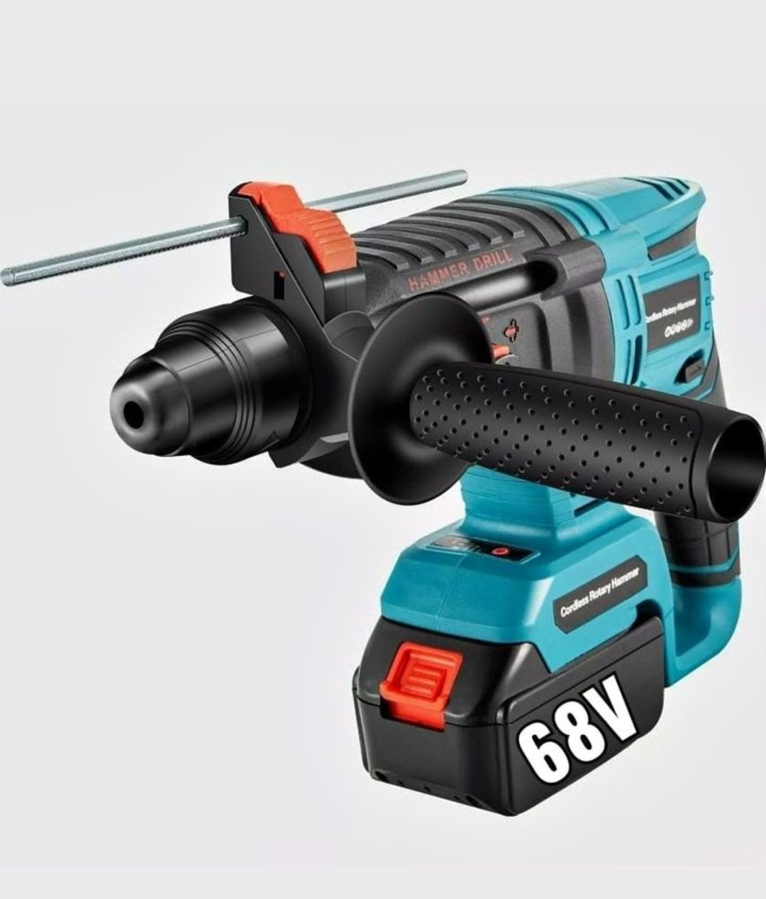 Professional Rotary Hammer 68v - Dual Battery, Rotary Hammer, Demolition Machine, Chiseller, SDS Plus