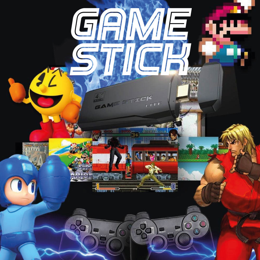 Console Retrò | 128GB | 2 Joystick Wireless | 15.000 Giochi Retrò | Professional Game Chip | Connect TV HDMI