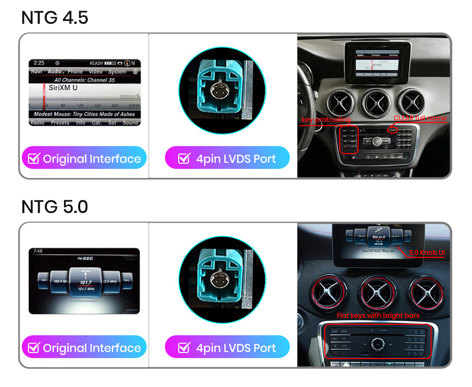 Autoradio per MERCEDES [2013 - 2018] - Sistema auto Intelligente, 2Din 10.25"Pollici, GPS, Navigatore, Wifi