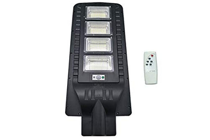 External Solar Street Light - 120w, Solar Panel, Twilight Sensor, Remote Control and Bracket.