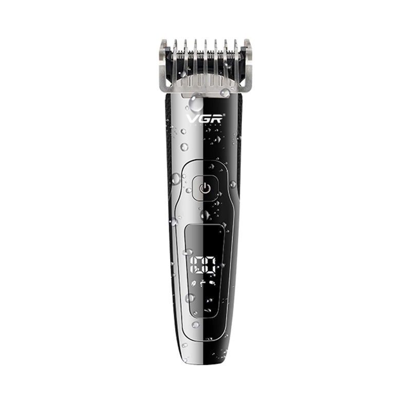 VGR Rasoio Capelli | Impermeabile | Ricarica | USB | Trimmer Barba | V-072