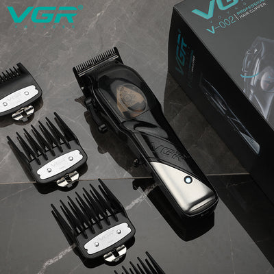 VGR Rasoio Capelli | Professionale | Cordless | USB | Ricaricabile |  Rivestimento in DLC | V-002