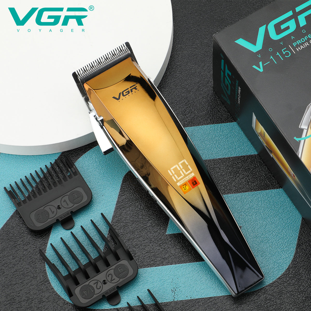 VGR Tagliacapelli | Professionale | Accessori | USB | VGR V-115