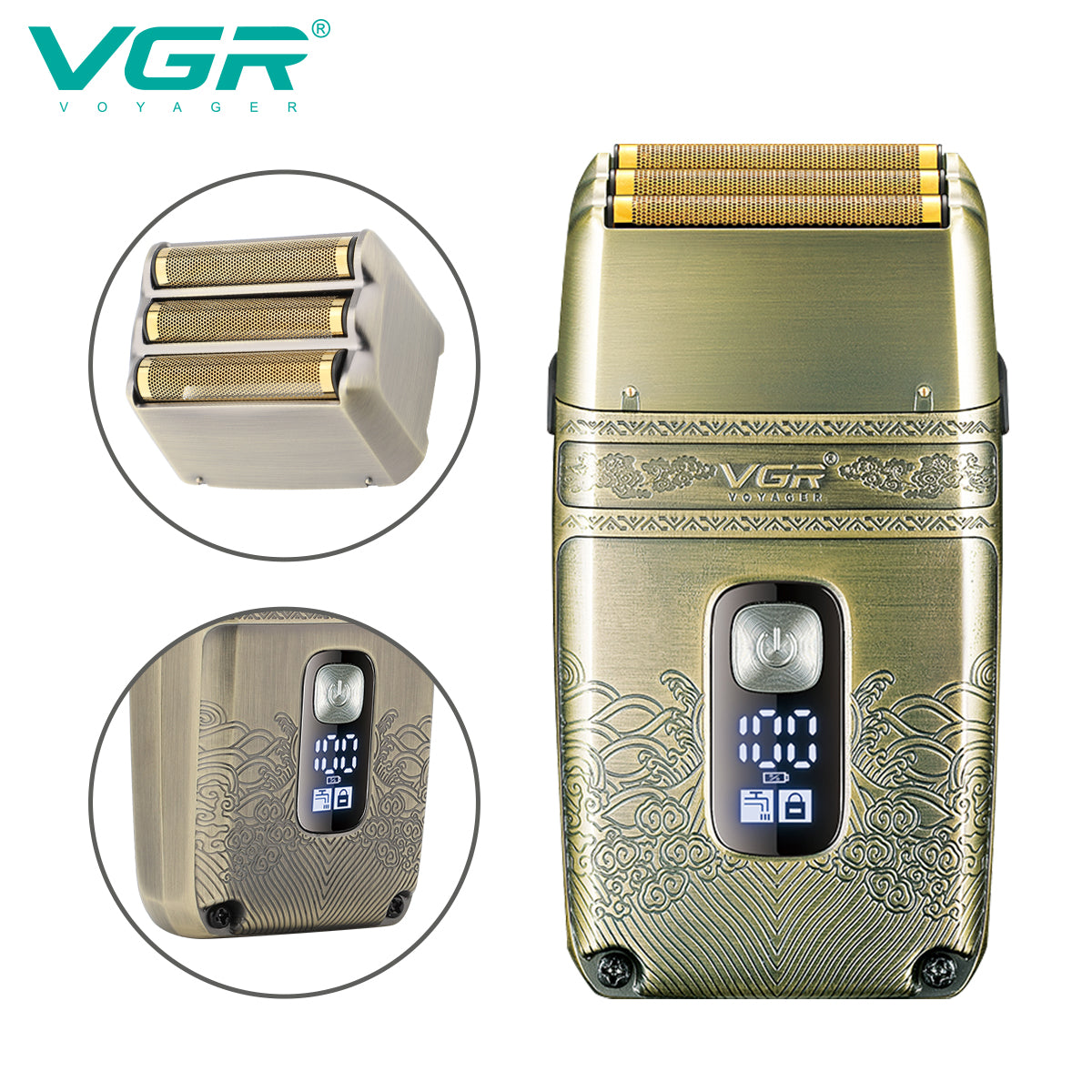 VGR Rasoio Professionale | Accessori | Rullo | VGR V-335