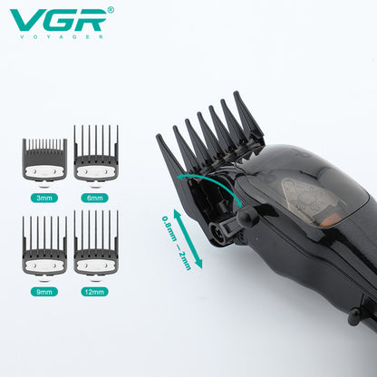 VGR Rasoio Capelli | Batteria | Attrezzatura Barberia | Professionale | Ricaricabile | V-653