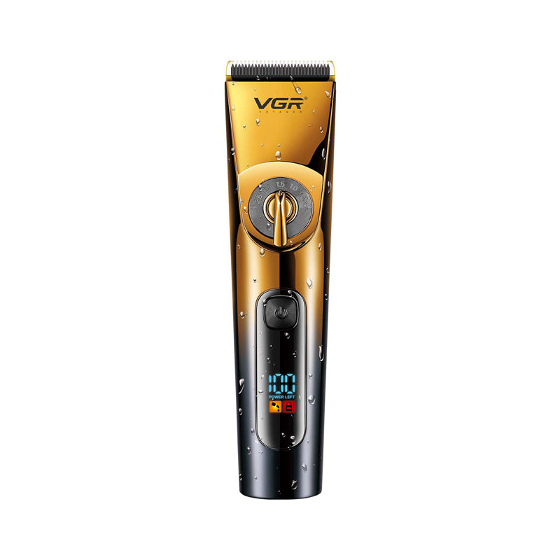 VGR Rasoio Capelli | Professionale |  Batteria | USB | Professionale |  Impermeabile | V-663