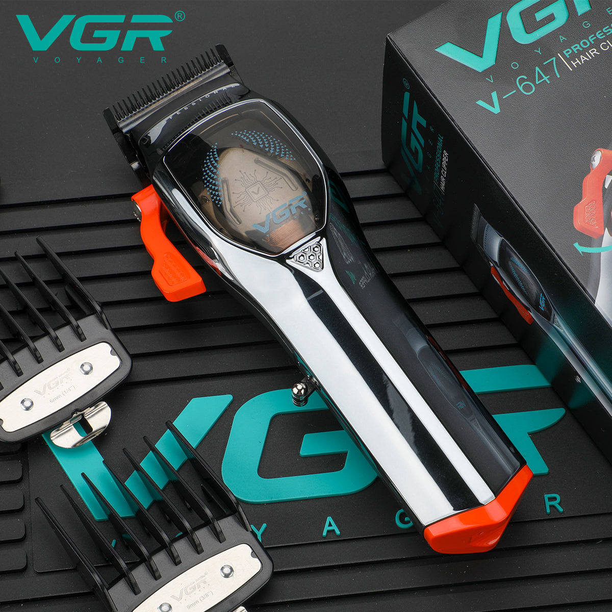 VGR Tagliacapelli | Professionale | Accessori | USB | VGR V-647