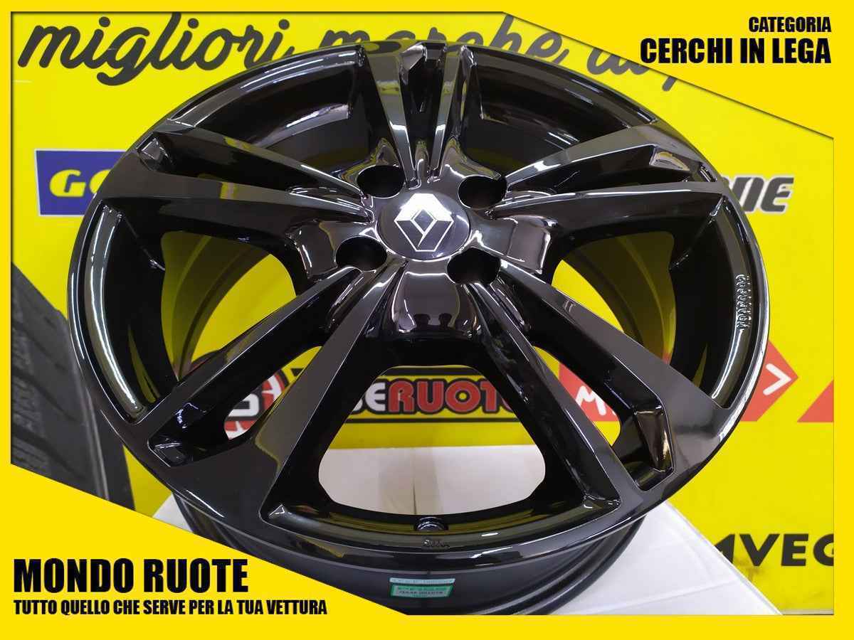 4 Cerchi In Lega MAK EMBLEMA da 17 Pollici per RENAULT CAPTUR ZOE 4 Fori
