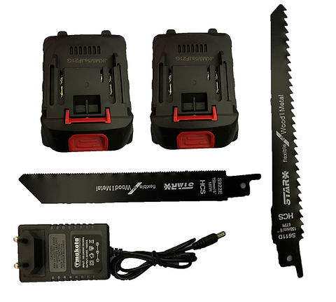 Reciprocating Saw - 26V Dual Battery, Chainsaw with Suitcase