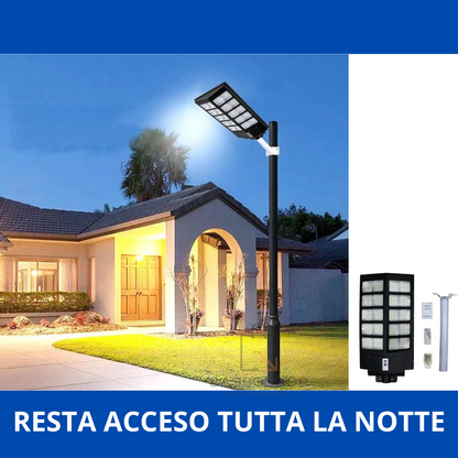 Outdoor Street Light - 1000w Solar Street Light, Remote Control, Solar Charging, Motion Sensor, Cold Light.