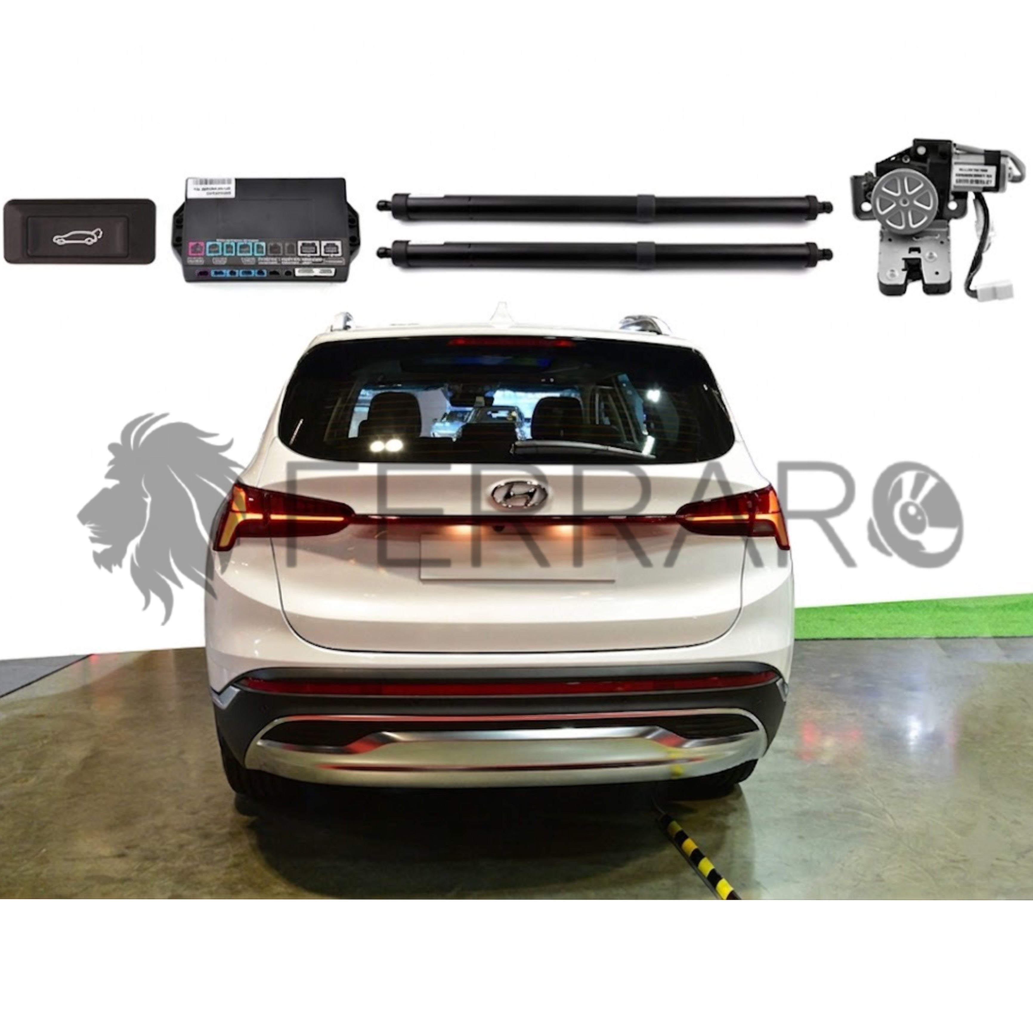 (PRENOTA) Portellone Elettrico per Hyundai Santa Fe IX45 (2021-2024) Apertura e Chiusura Elettrica