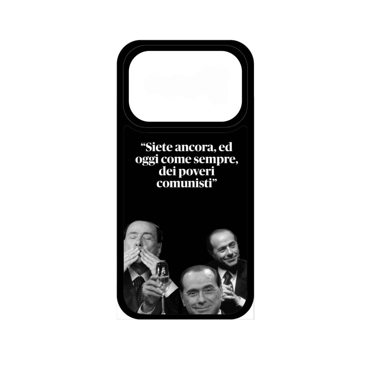 Cover Personalizzata Frasi, (POVERI COMUNISTI)  Multimarca (Scegli il tuo modello)