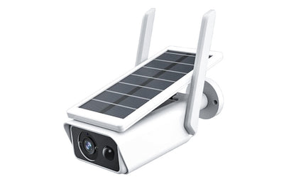 Telecamera Solare Wifi, 2MPX, Infrarossi, Sensore di Movimento, SD, IP67, App