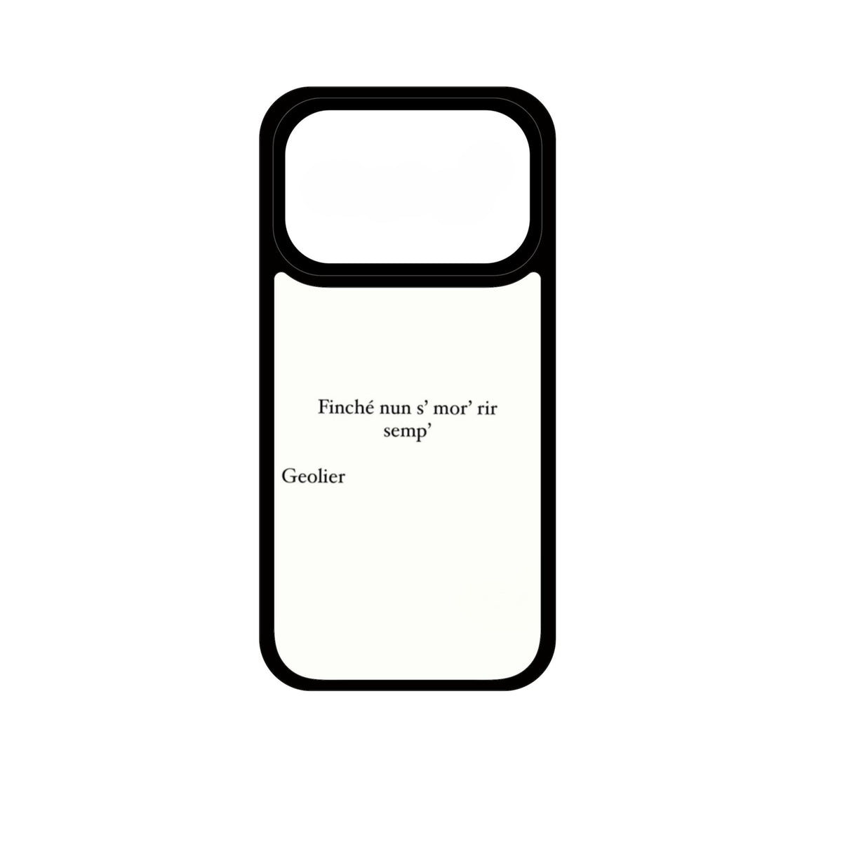 Cover Personalizzata Geolier,  Multimarca (Scegli il tuo modello)