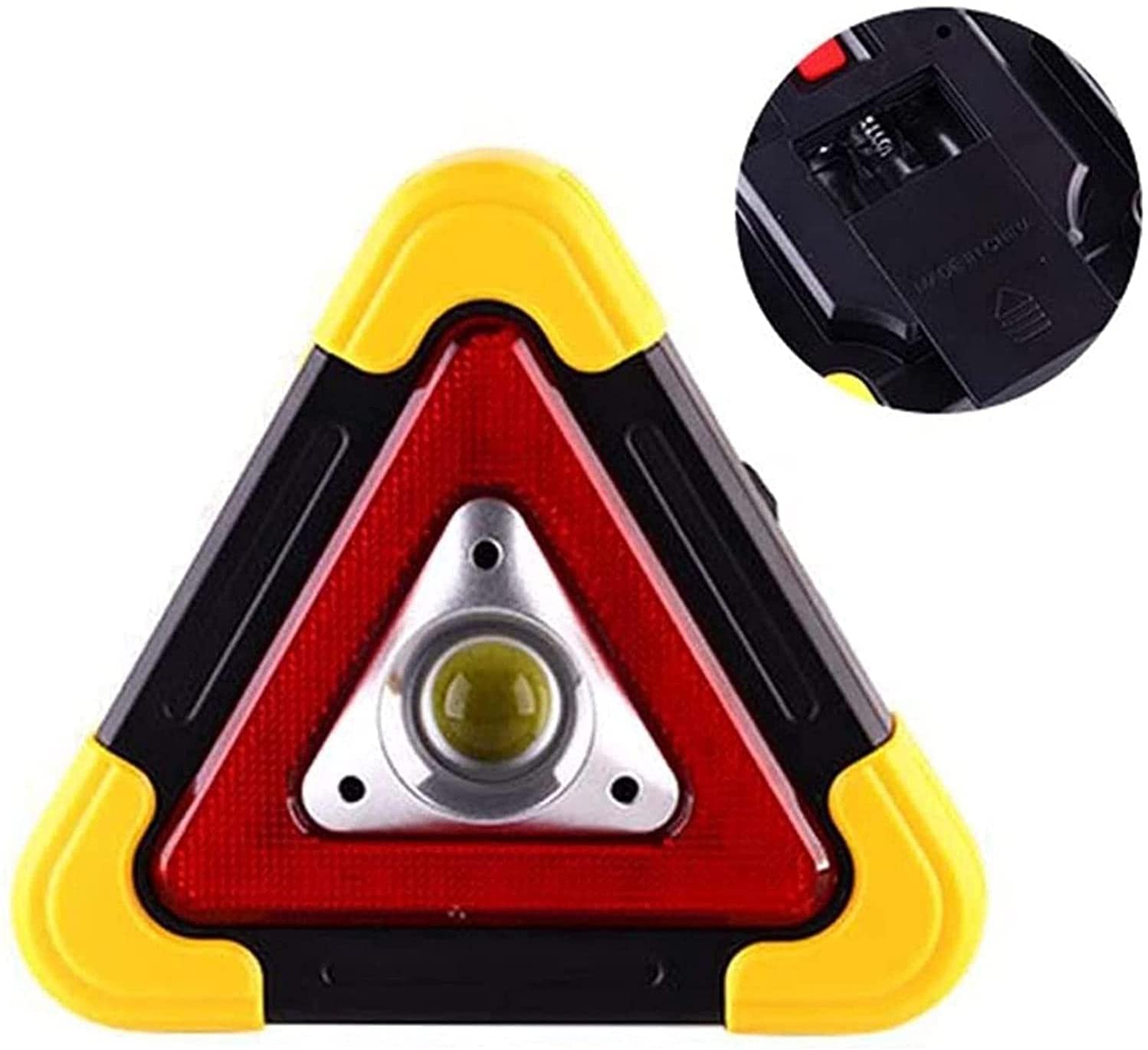 EMERGENCY LIGHT Triangle - CAR Emergency, Roadside Assistance, Warning Light, Road Safety.