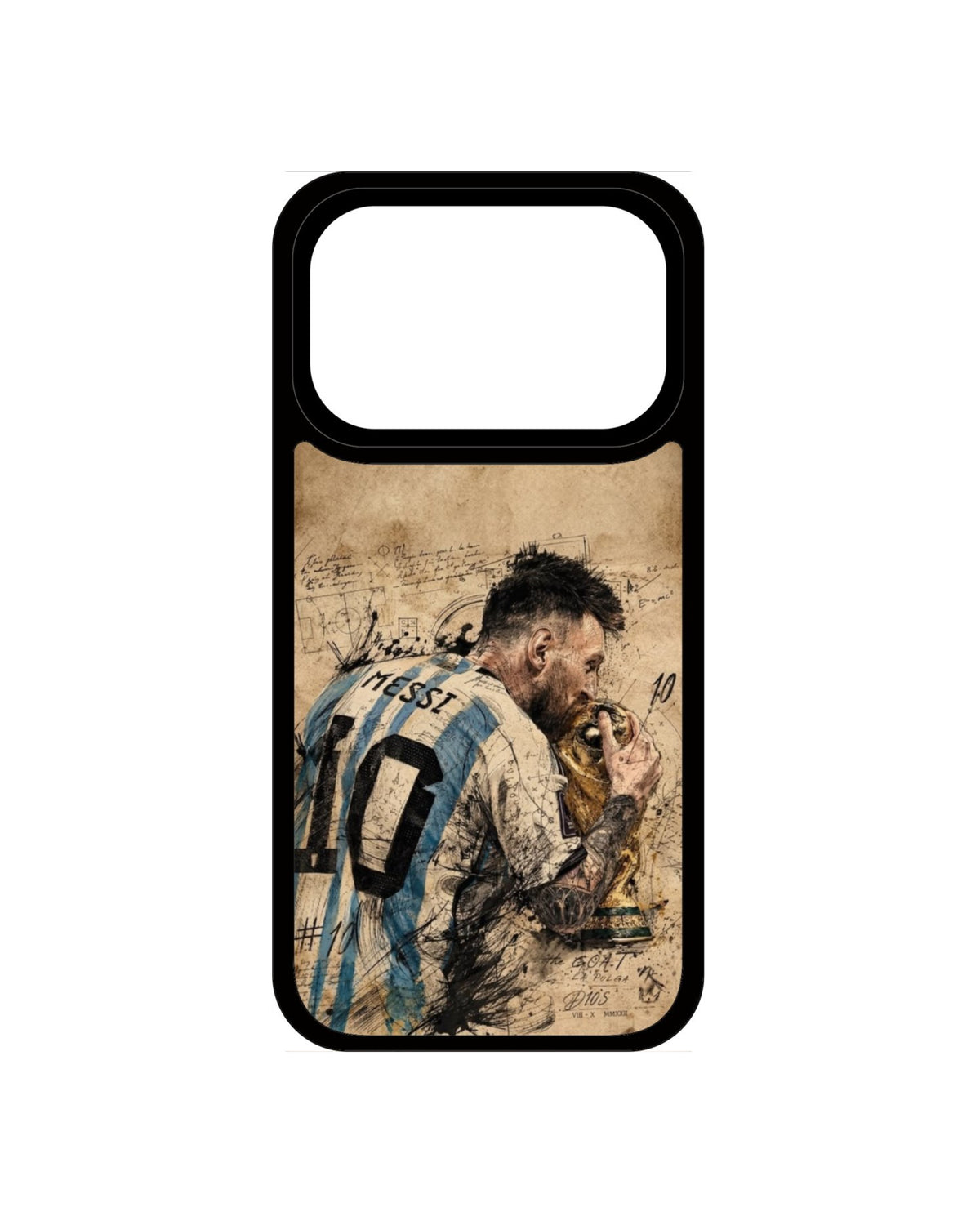 Cover Personalizzata Messi, Multimarca (Scegli il tuo modello)