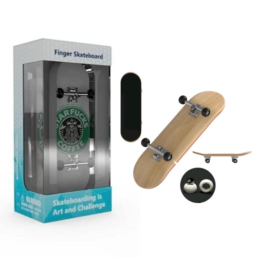 Figerboard, Mini Skateboard da Dito in Legno