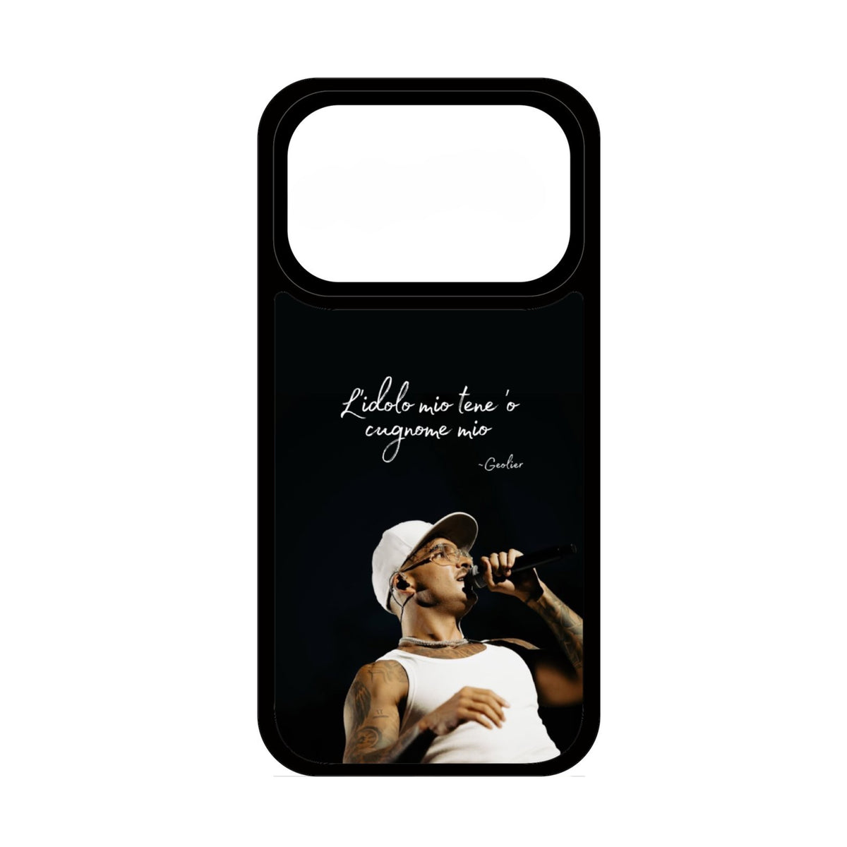 Cover Personalizzata Geolier, Multimarca (Scegli il tuo modello)