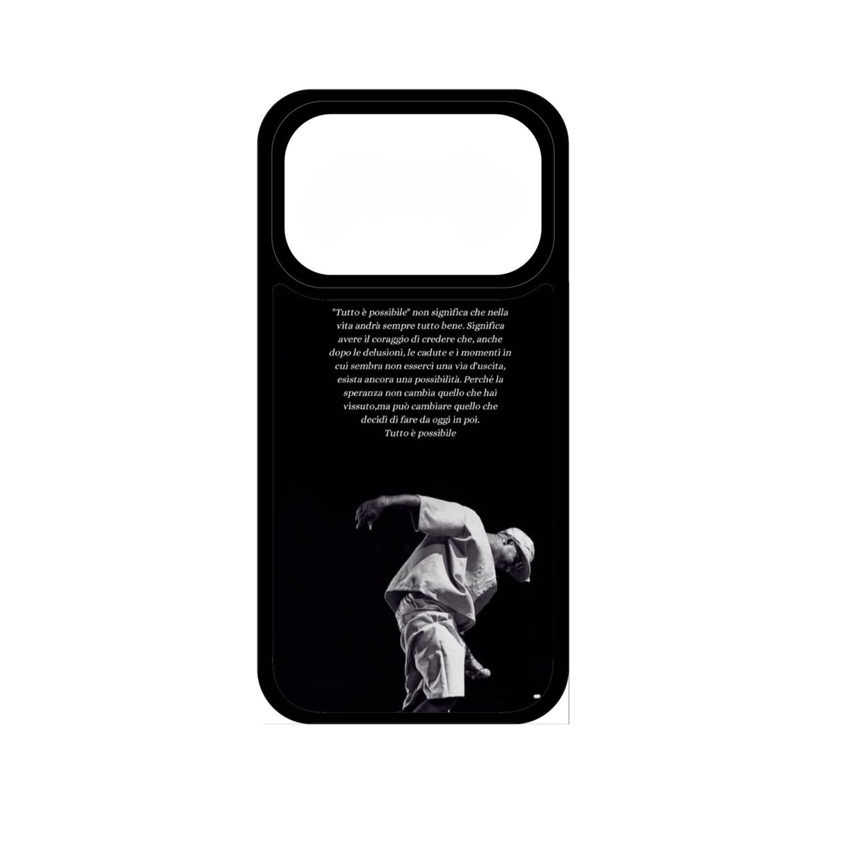 Cover Personalizzata Geolier Frasi, Multimarca (Scegli il tuo modello)