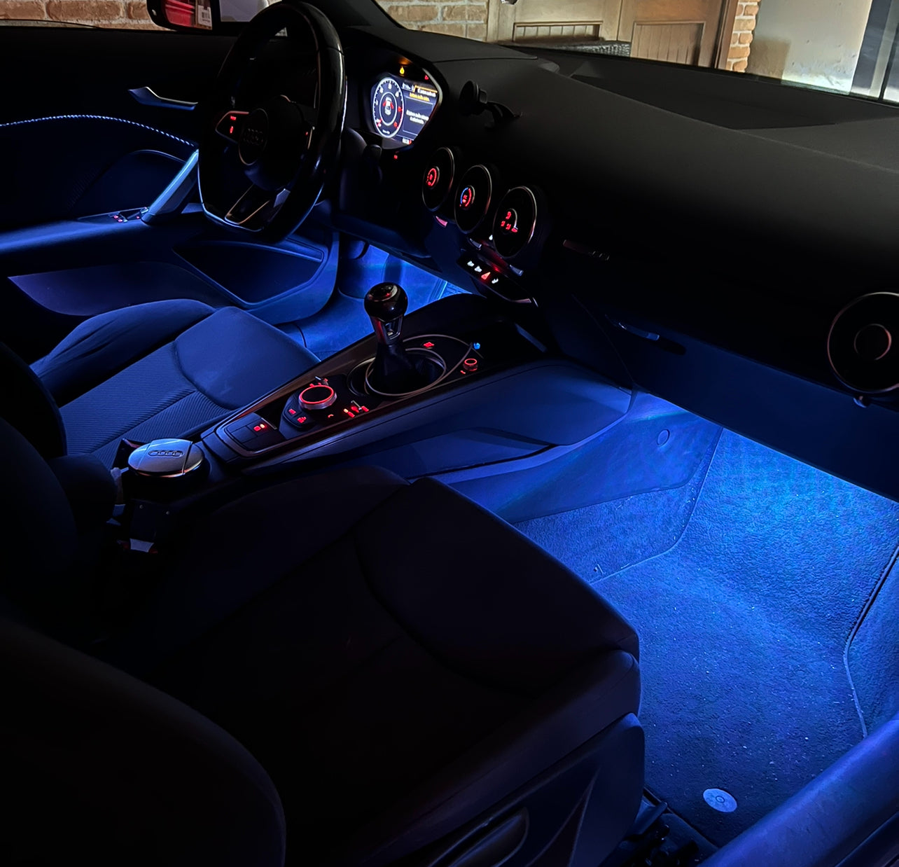 Ambient Light dedicato per Audi TT, Luci Ambiente con Comando da App, RGB Led Interior, Led Dinamico