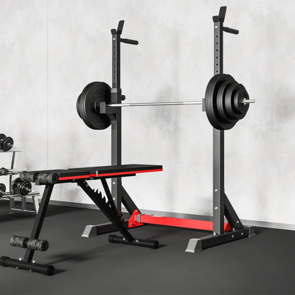 HOMCOM Set di Manubri Regolabile, Set Bilanciere e Dischi 70kg, 8 Dischi Pesi Rivestiti in Plastica e Barra in Metallo, 170x40.5x40.5cm, Nero