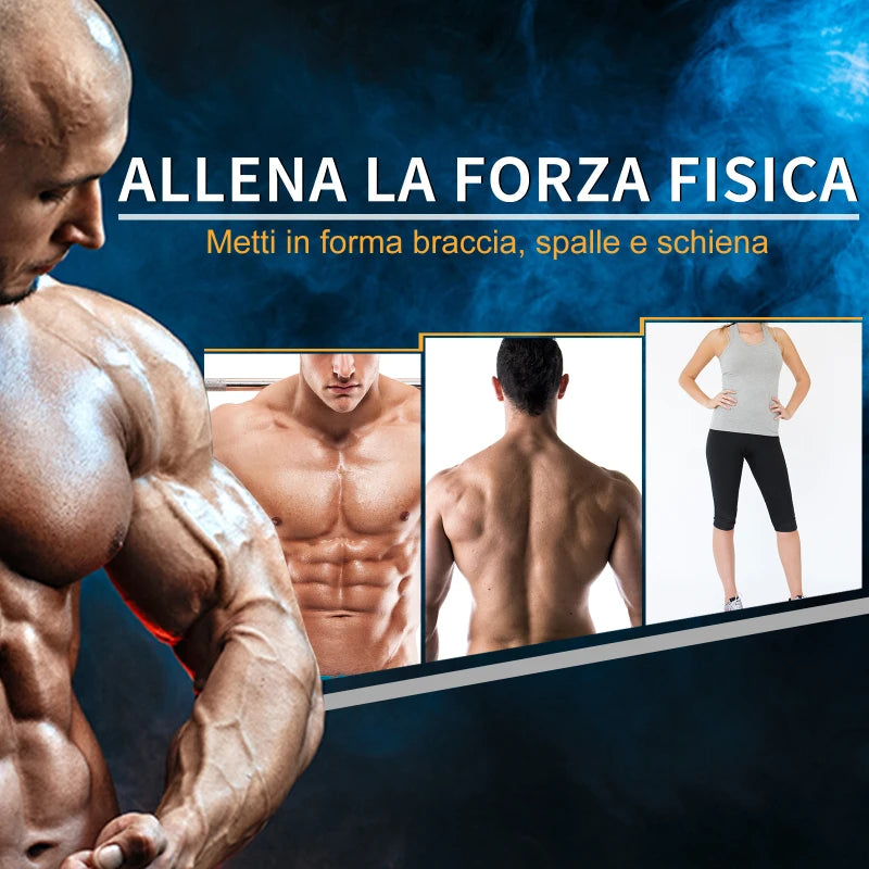 HOMCOM Set 2 Manubri Esagonali da 10kg in Metallo e Gomma per Workout in Palestra, Casa e Ufficio, Nero