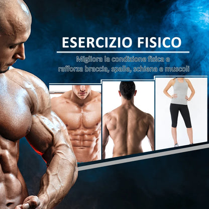 HOMCOM Set di 2 Manubri da Palestra Esagonali da 5kg in Gomma con Impugnatura Antiscivolo, Nero