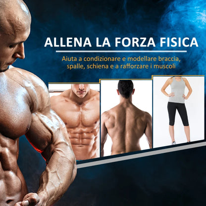 HOMCOM Manubrio da 12.5 kg Esagonale Singolo con Impugnatura Zigrinata Antiscivolo, Nero